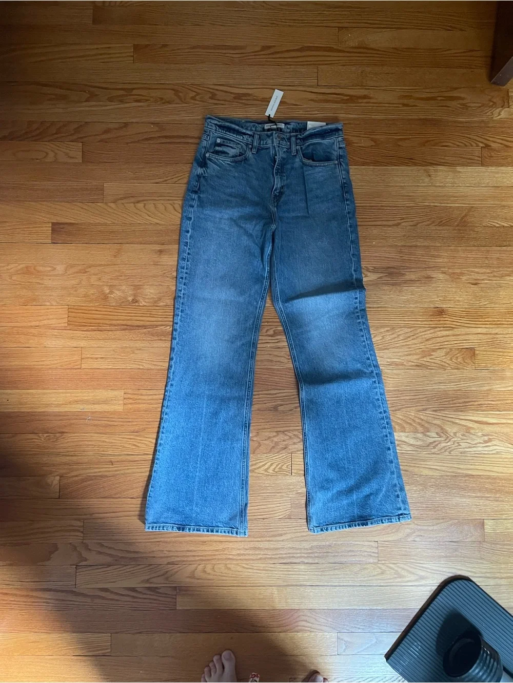 Banana Republic Women's Wide-Leg Jeans in Blue Denim
